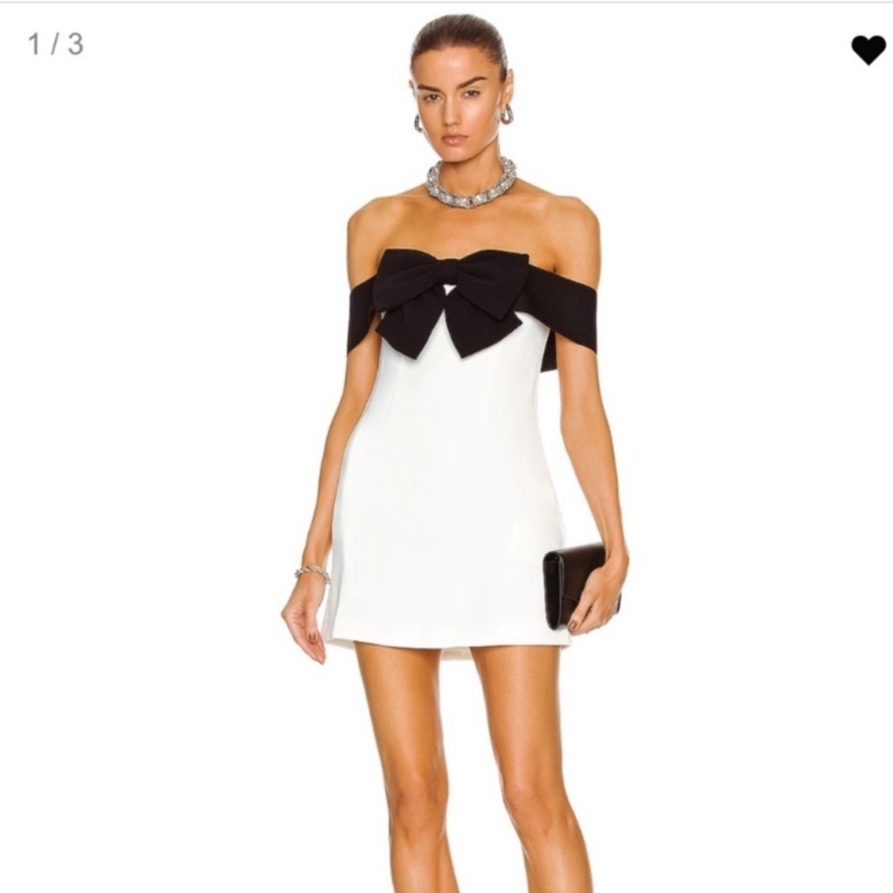 Self-Portrait Off The Shoulder Bow Dress
